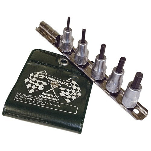 Stahlwille Socket Inhex  3/8" Drive 5 Piece Value Pack SWVP49/51