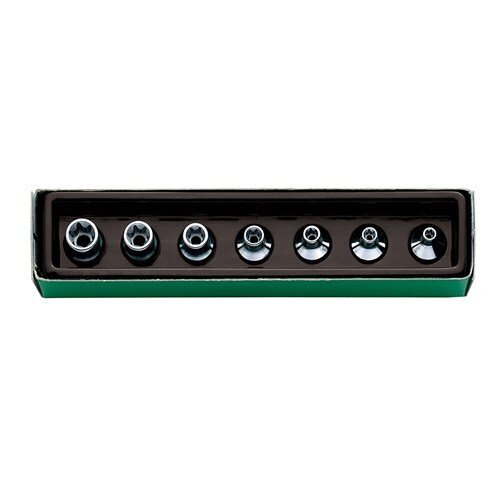 Stahlwille Socket Torx Set 3/8" Drive 7-Piece External E5-E14 SW45TX/7 - AIMS Industrial Supplies