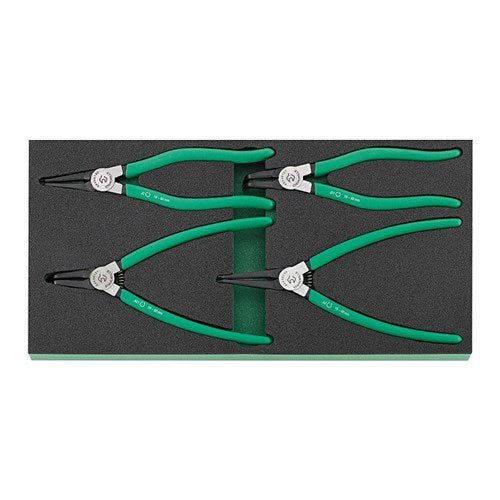 Stahlwille SWTCS10821/4 - 96830273 Circlip Pliers Set, 4 Pieces - AIMS Industrial Supplies