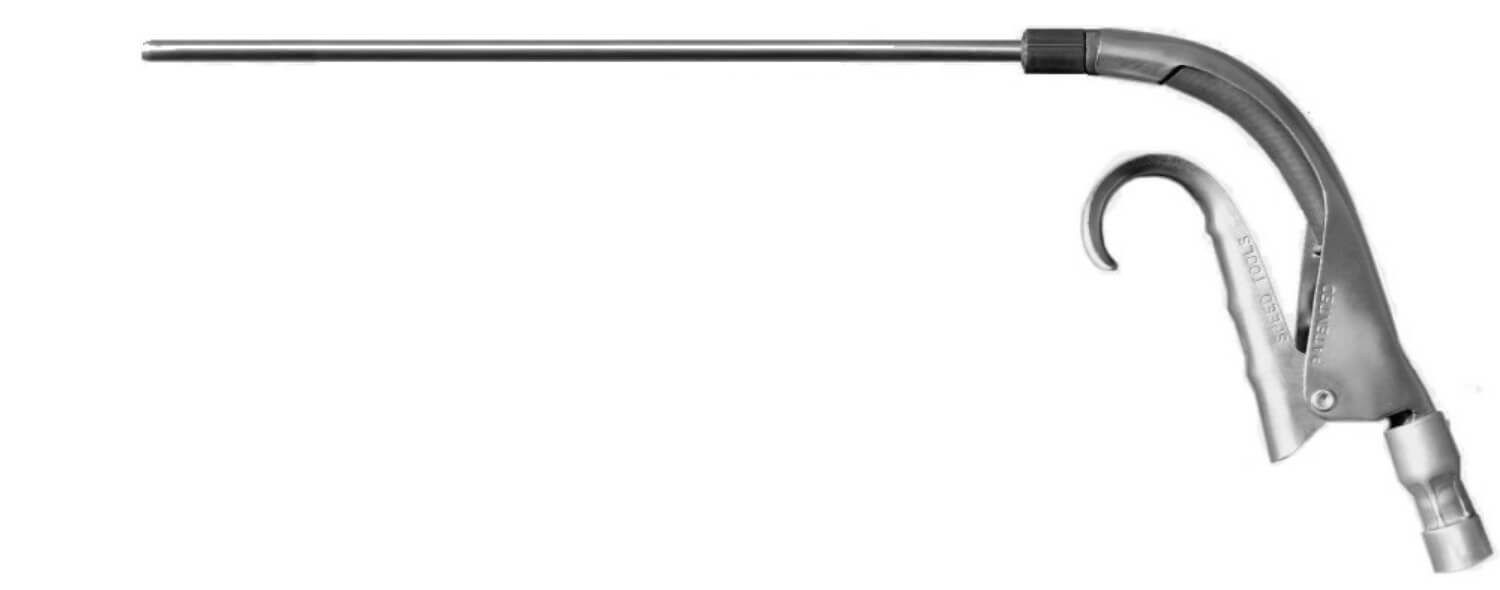 Stainless Steel 304 Air Gun with 300mm Nozzle