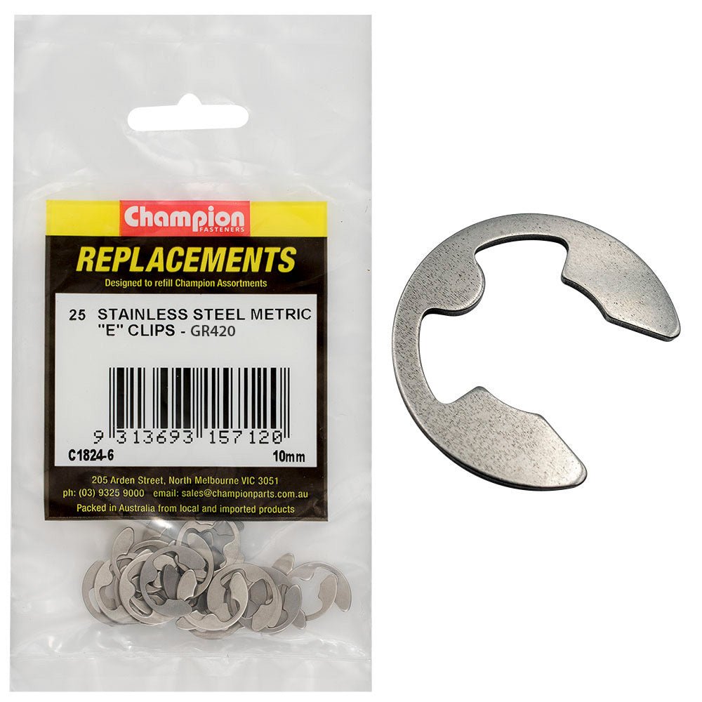 Stainless Steel E - Type Circlip Assortment Refill - AIMS Industrial Supplies