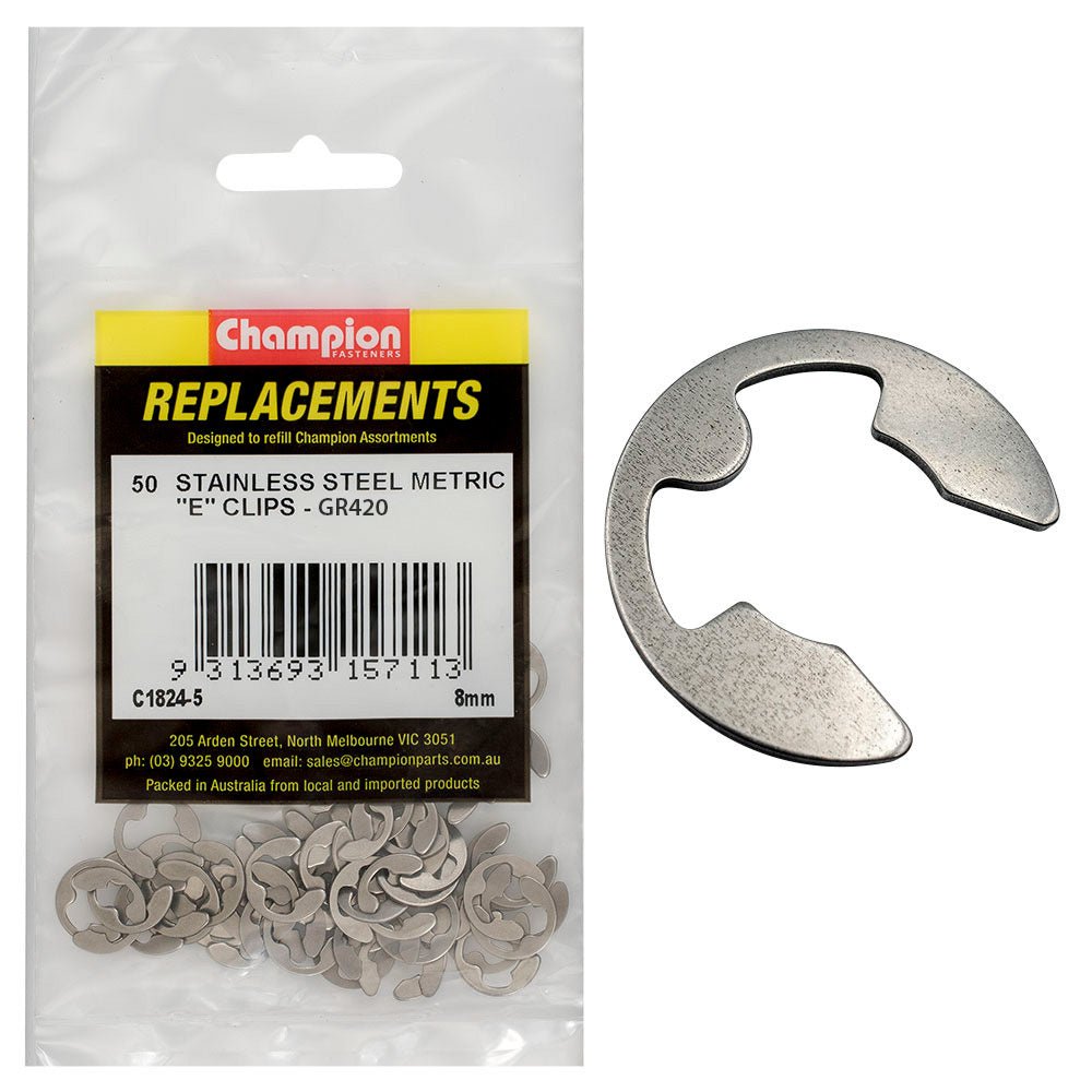 Stainless Steel E - Type Circlip Assortment Refill - AIMS Industrial Supplies