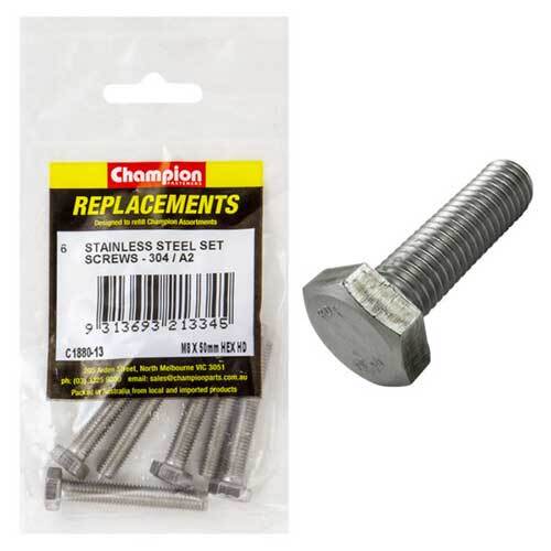 Stainless Steel Hex Set Screw Assortment Refill - AIMS Industrial Supplies