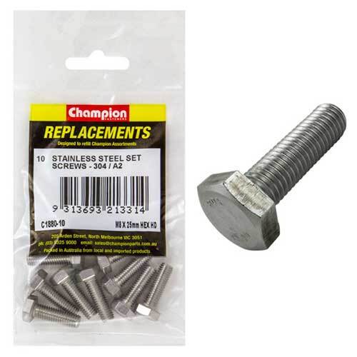Stainless Steel Hex Set Screw Assortment Refill - AIMS Industrial Supplies