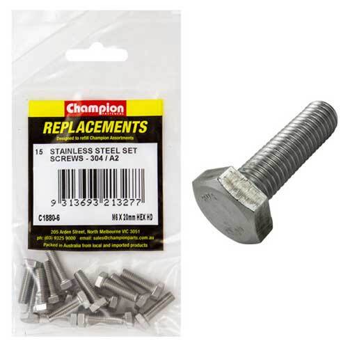 Stainless Steel Hex Set Screw Assortment Refill - AIMS Industrial Supplies