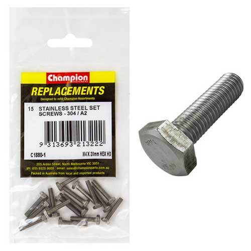 Stainless Steel Hex Set Screw Assortment Refill - AIMS Industrial Supplies