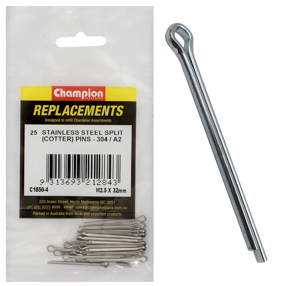 Stainless Steel Split Pin Assortment Refill - AIMS Industrial Supplies
