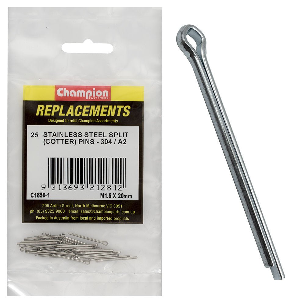 Stainless Steel Split Pin Assortment Refill - AIMS Industrial Supplies