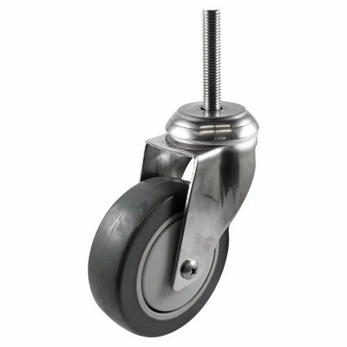 Stainless Swivel Stem Castor - Urethane Wheel, Grey G7 Series - AIMS Industrial Supplies
