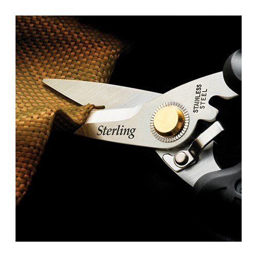Sterling 185mm Black Panther Red High Tensile Industrial Snips - 29 - 702 - AIMS Industrial Supplies