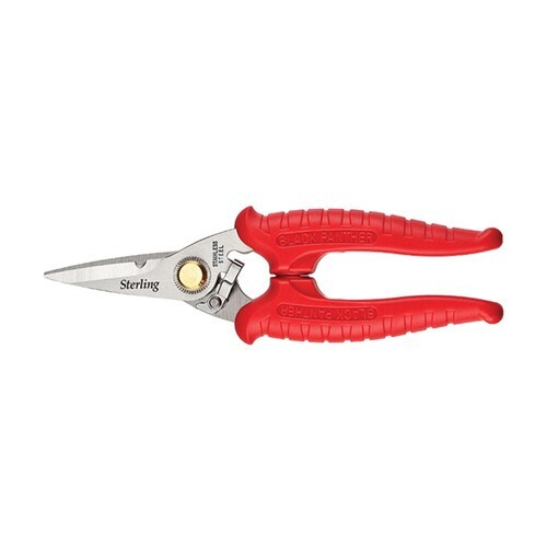 Sterling 185mm Black Panther Red High Tensile Industrial Snips - 29-7021