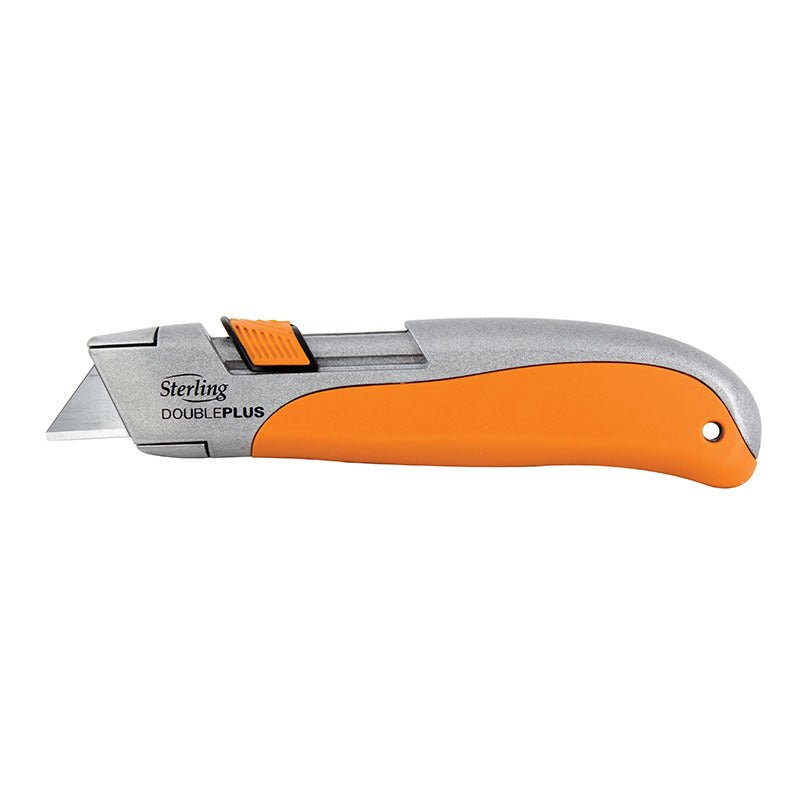 Sterling Double Plus Self Retracting Safety Knife - AIMS Industrial Supplies