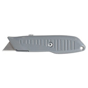 Sterling Ultra Grip Retractable Grey Knife With 3 Blades - AIMS Industrial Supplies