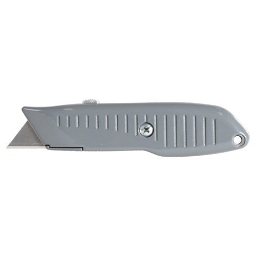 Sterling Ultra Grip Retractable Grey Knife With 3 Blades - AIMS Industrial Supplies