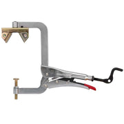 Strong Hand Pipe Adjustable Pliers Top V - Pad Spindle 292.1 x 89mm - AIMS Industrial Supplies