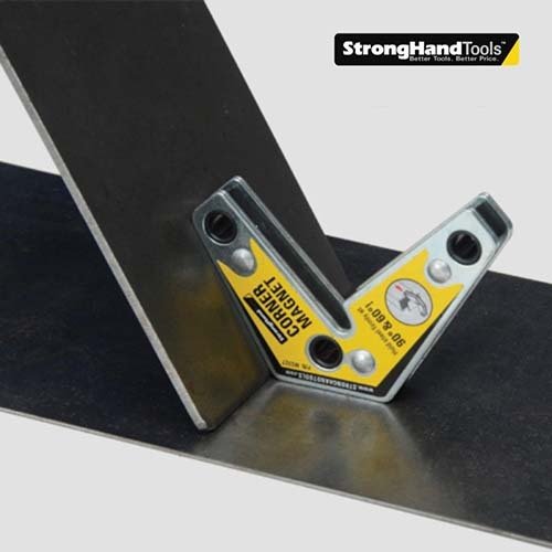 Strong Hand Tools Corner Magnet 60 & 90° 14Kg Pull Force - Pack of 2 - AIMS Industrial Supplies