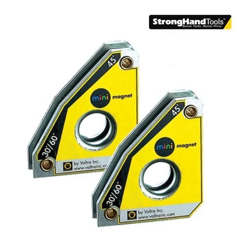 Strong Hand Tools Mini Magnet Square 59 x 51 x 16mm 10kg Pull Force, 6pcs