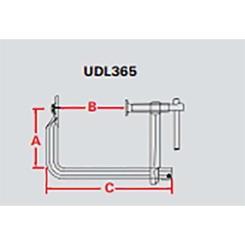 Strong Hand Tools UDL365 Corner Pliers - Angle Clamping Tool 90° Corner Clamp 50mm - AIMS Industrial Supplies