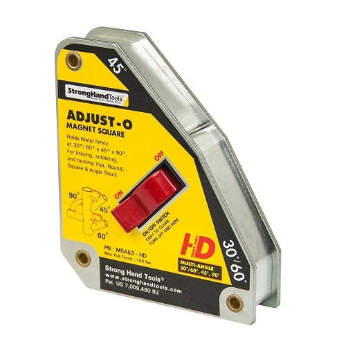 Stronghand 152 x 130 x 35mm 65kg Force Adjust-O Magnet Square