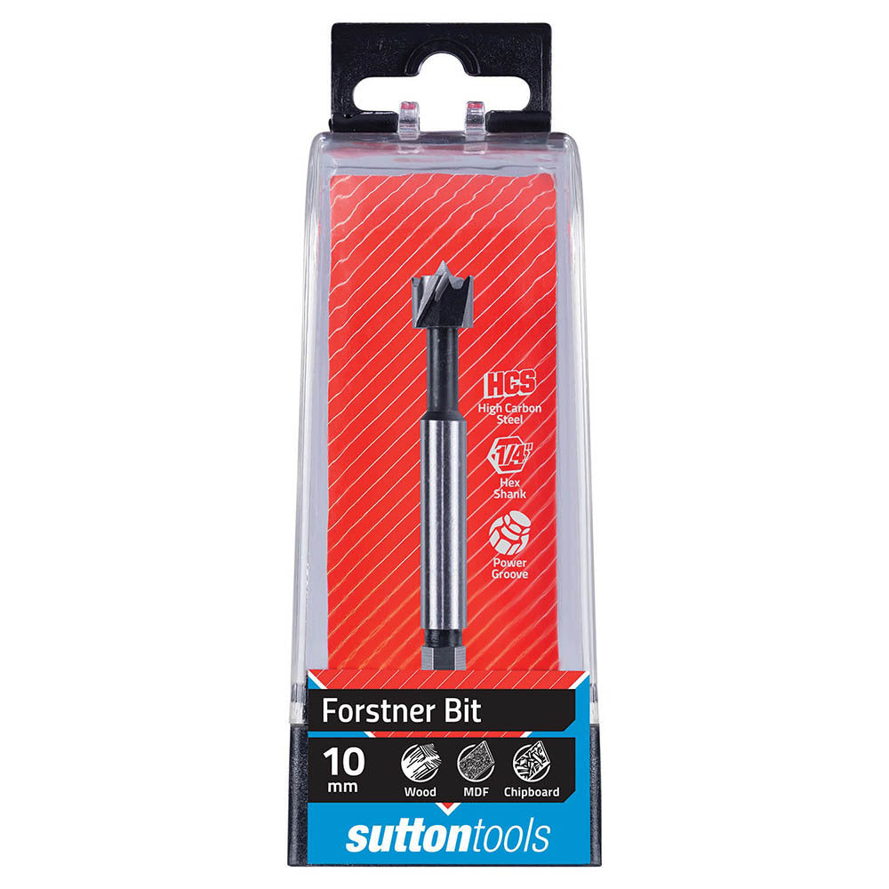 Sutton 10mm HCS Forstner Drill Bit With Quick Change Shank D5230100
