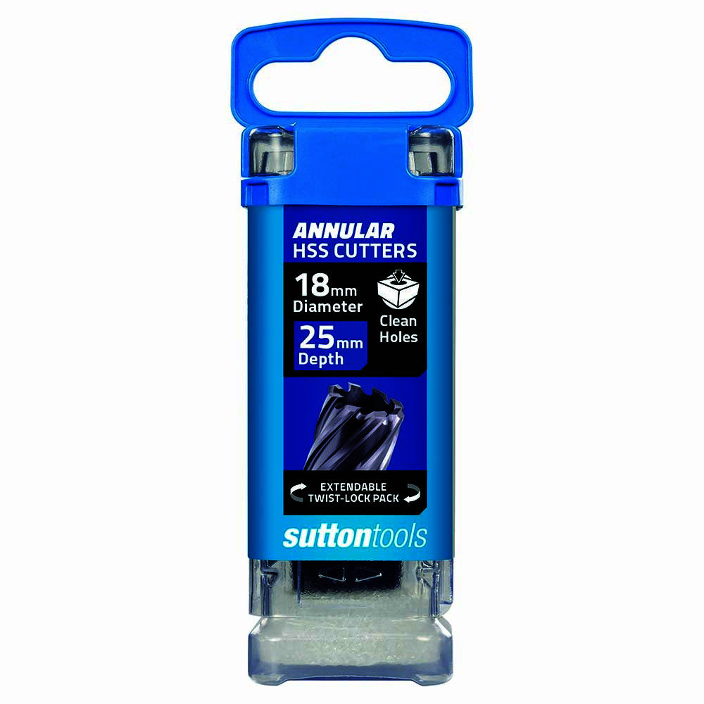 Sutton 18 x 25mm Annular Cutter - High Speed Steel (HSS)