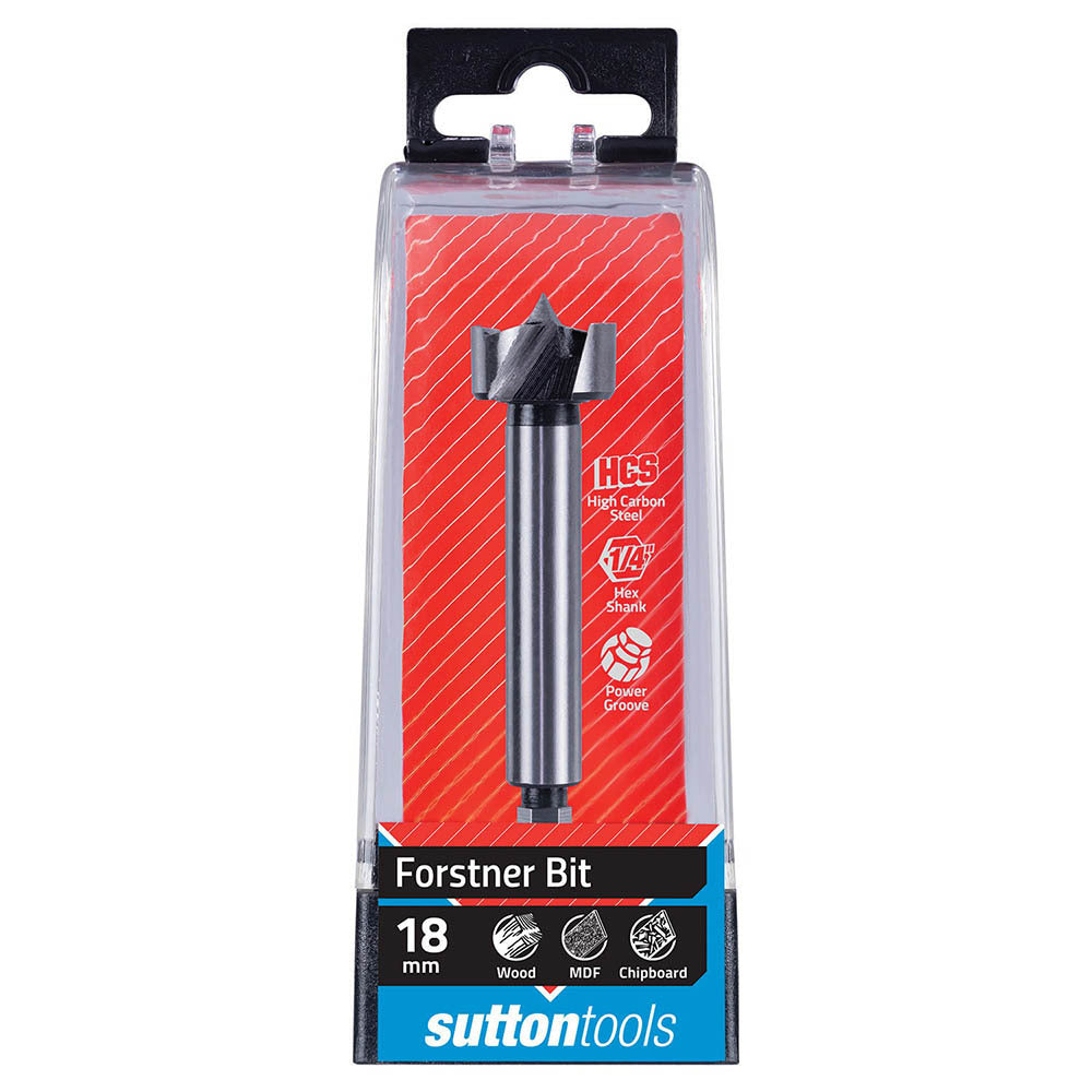 Sutton 18mm HCS Forstner Drill Bit With Quick Change Shank D5230180