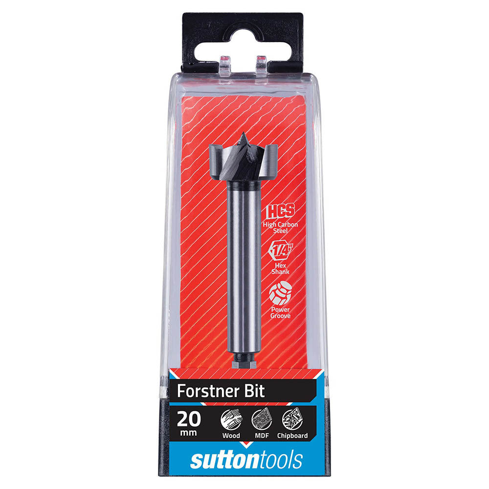 Sutton 20mm HCS Forstner Drill Bit With Quick Change Shank D5230200