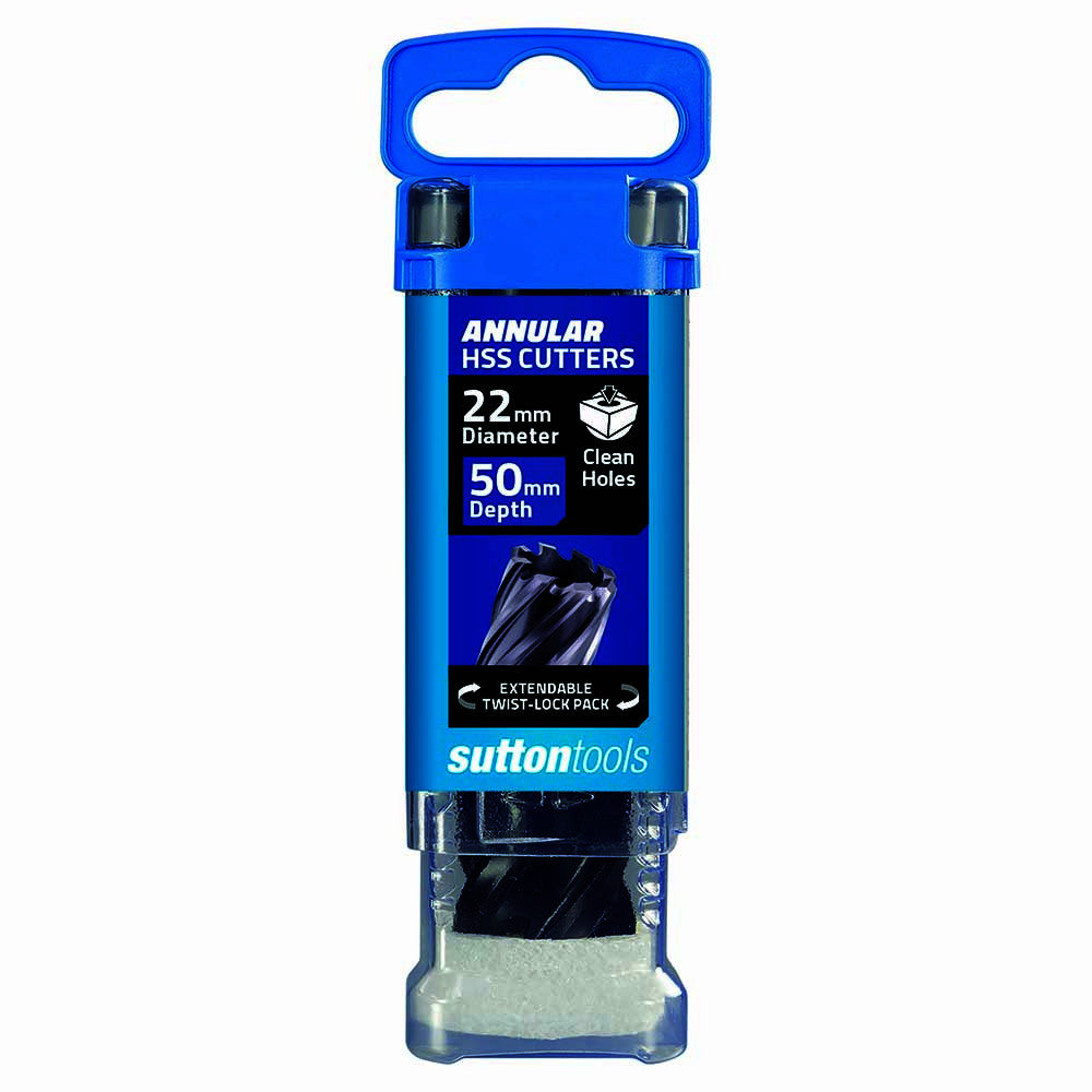Sutton 22 x 50mm Annular Cutter - High Speed Steel (HSS)