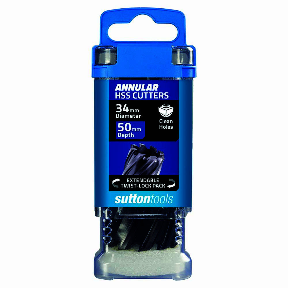 Sutton 34 x 50mm Annular Cutter - High Speed Steel (HSS)