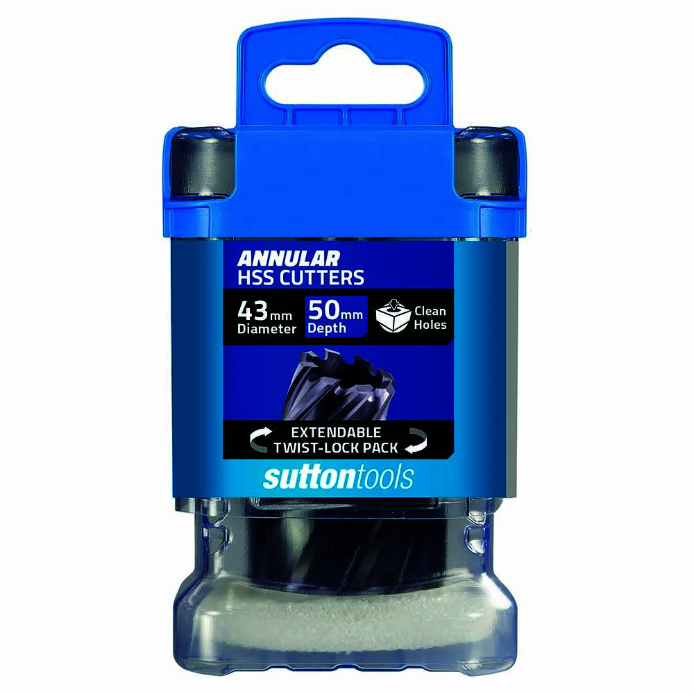Sutton 43 x 50mm Annular Cutter - High Speed Steel (HSS)