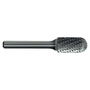 Sutton B201 Carbide Burr - Cylindrical Radius End - Double Cut - AIMS Industrial Supplies