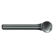 Sutton B202 Carbide Burr - Ball Shape - Double Cut - AIMS Industrial Supplies