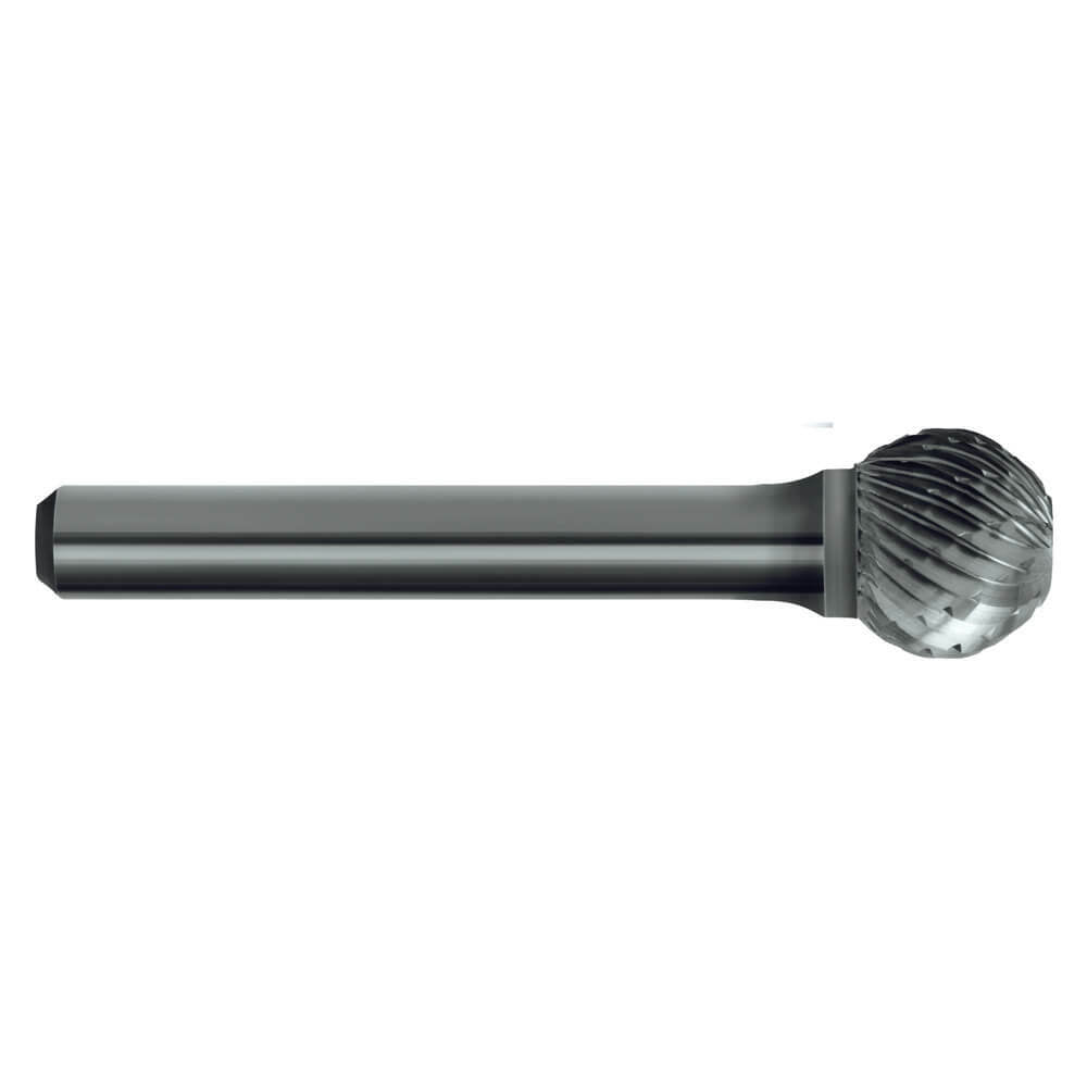 Sutton B202 Carbide Burr - Ball Shape - Double Cut - AIMS Industrial Supplies