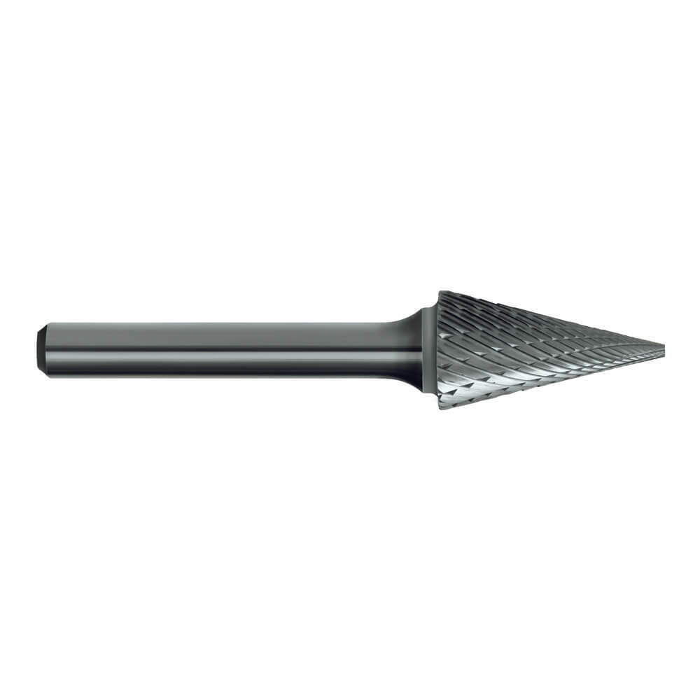 Sutton B208 Carbide Burr - Cone Shape - Double Cut - AIMS Industrial Supplies
