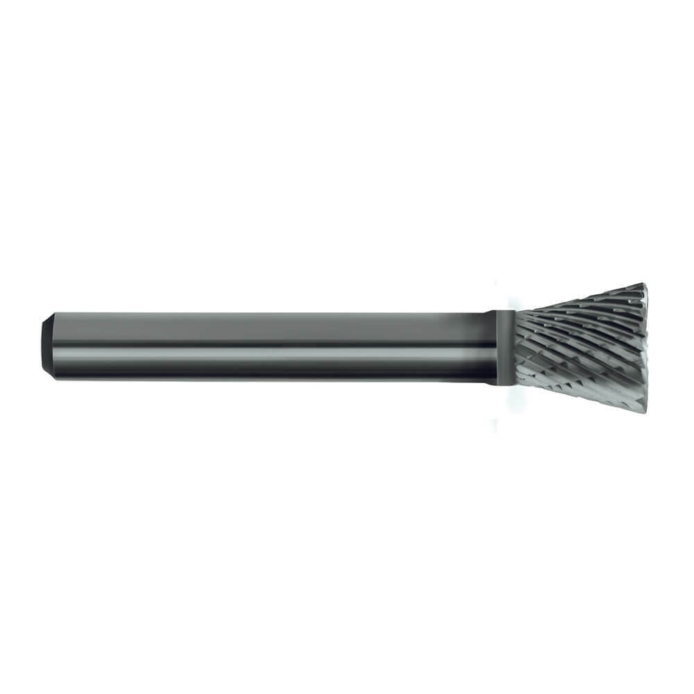 Sutton B209 Carbide Burr - Inverted Cone Shape - Double Cut - AIMS Industrial Supplies