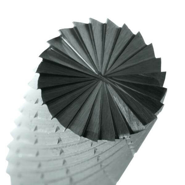 Sutton B210 Carbide Burr - Cylindrical Square End - Double Cut - Long - AIMS Industrial Supplies