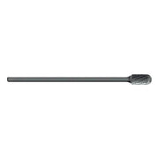 Sutton B211 Carbide Burr - Cylindrical Radius End - Double Cut - Long - AIMS Industrial Supplies