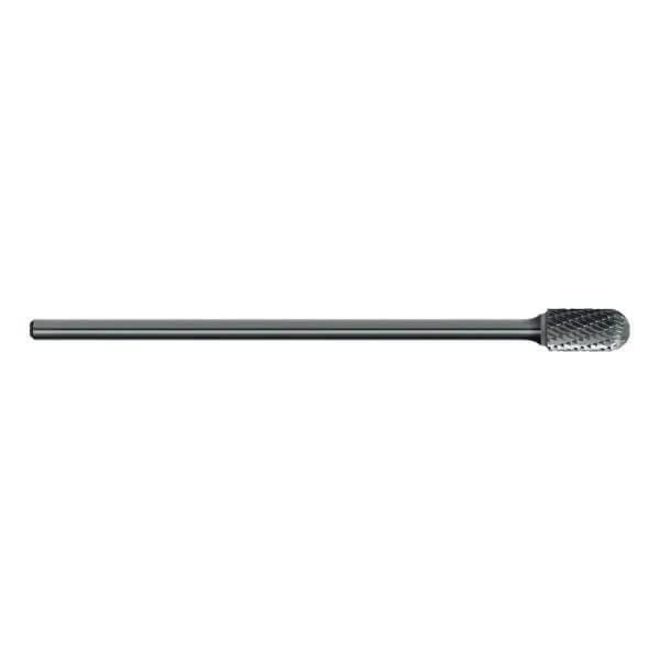 Sutton B211 Carbide Burr - Cylindrical Radius End - Double Cut - Long - AIMS Industrial Supplies