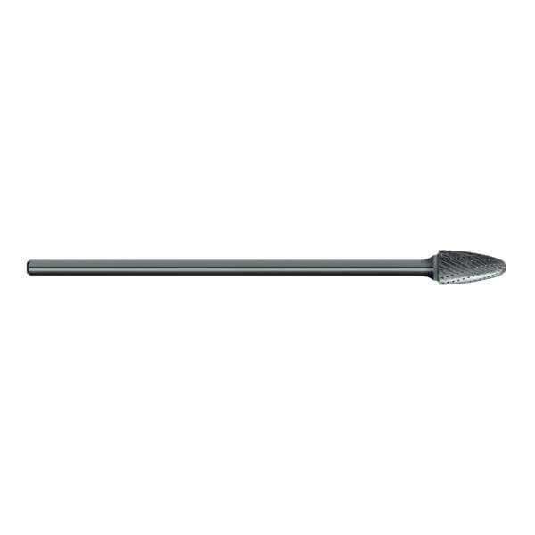 Sutton B213 Carbide Burr - Tree Shape Radius End - Double Cut - Long - AIMS Industrial Supplies