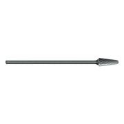Sutton B214SL3L6 3/8 x 1 1/2 x 1/4 Shank Carbide Burr Taper Shape Radius End Long - AIMS Industrial Supplies