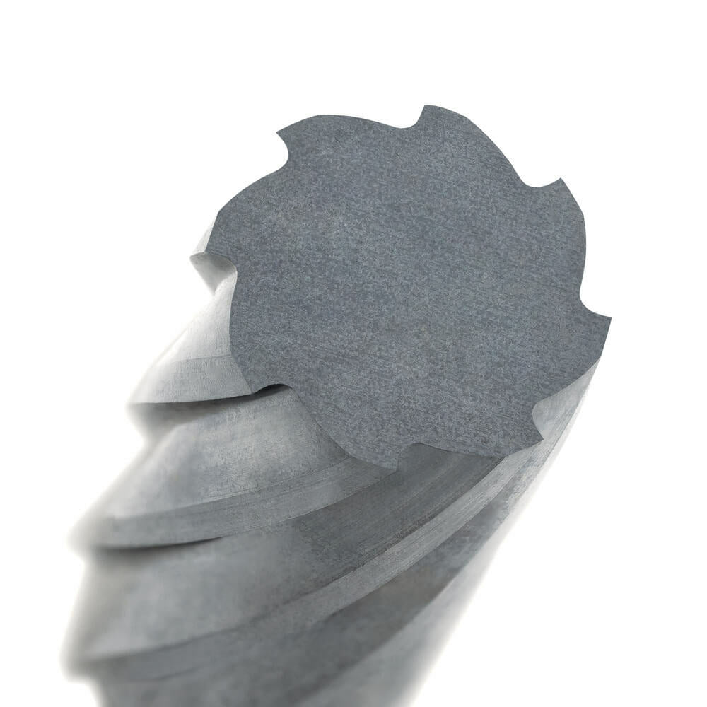 Sutton B215 Carbide Burr - Cylindrical Square End - Aluminium Cut2