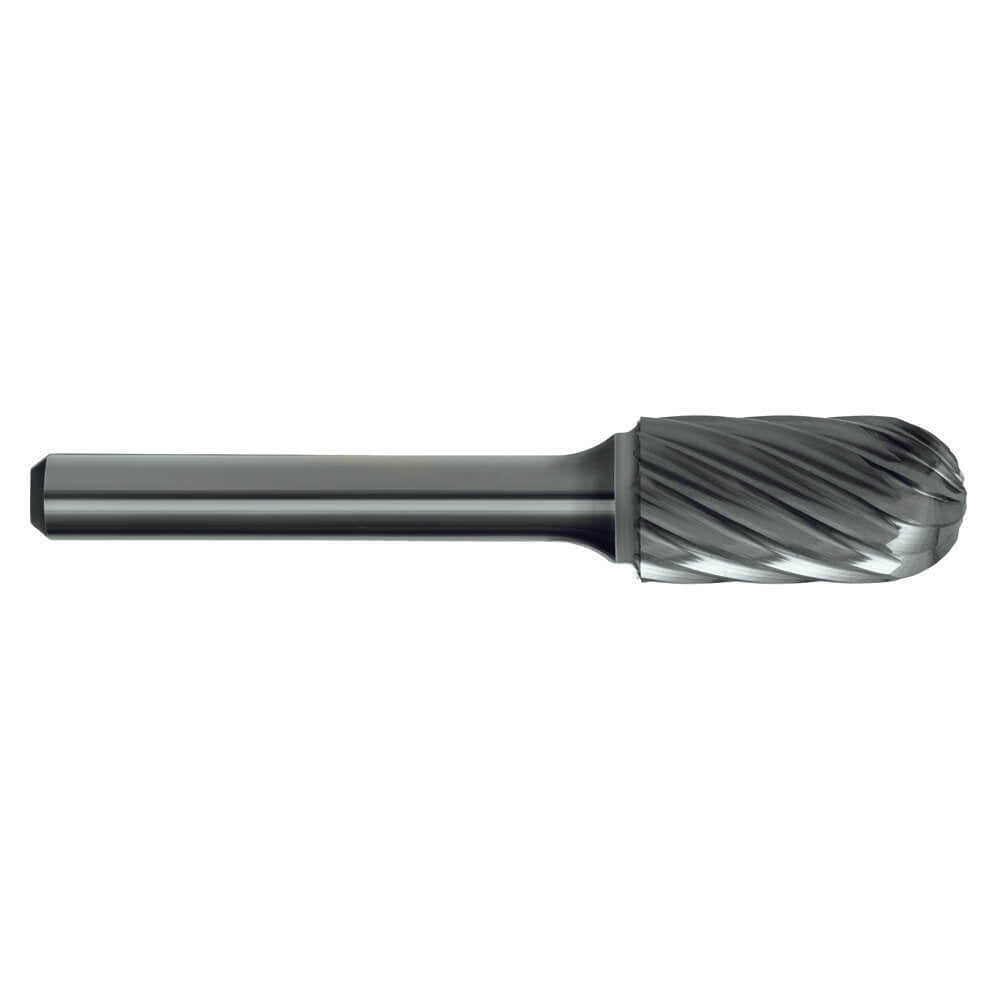 Sutton B216 Carbide Burr - Cylindrical Radius End - Aluminium Cut - AIMS Industrial Supplies