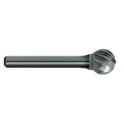 Sutton B217 Carbide Burr - Ball Shape - Aluminium Cut1