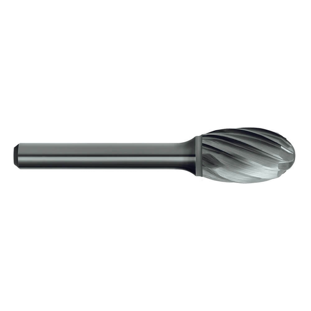 Sutton B218 Carbide Burr - Oval Shape - Aluminium Cut - AIMS Industrial Supplies