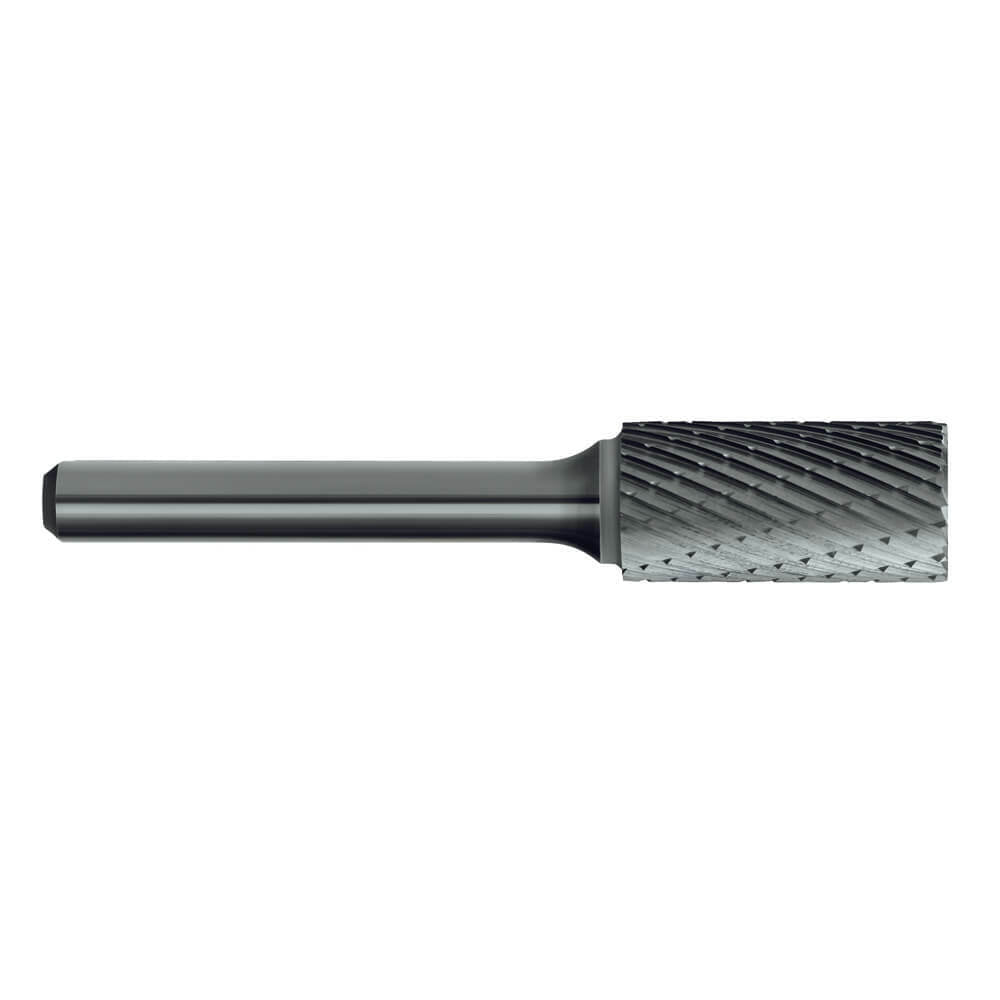 Sutton B300 Carbide Burr - Cylindrical Square End - Double Cut - AIMS Industrial Supplies