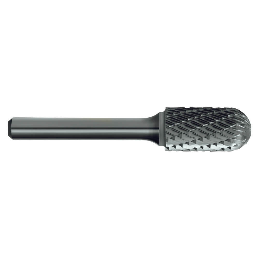 Sutton B301 Carbide Burr - Cylindrical Radius End - Double Cut - AIMS Industrial Supplies