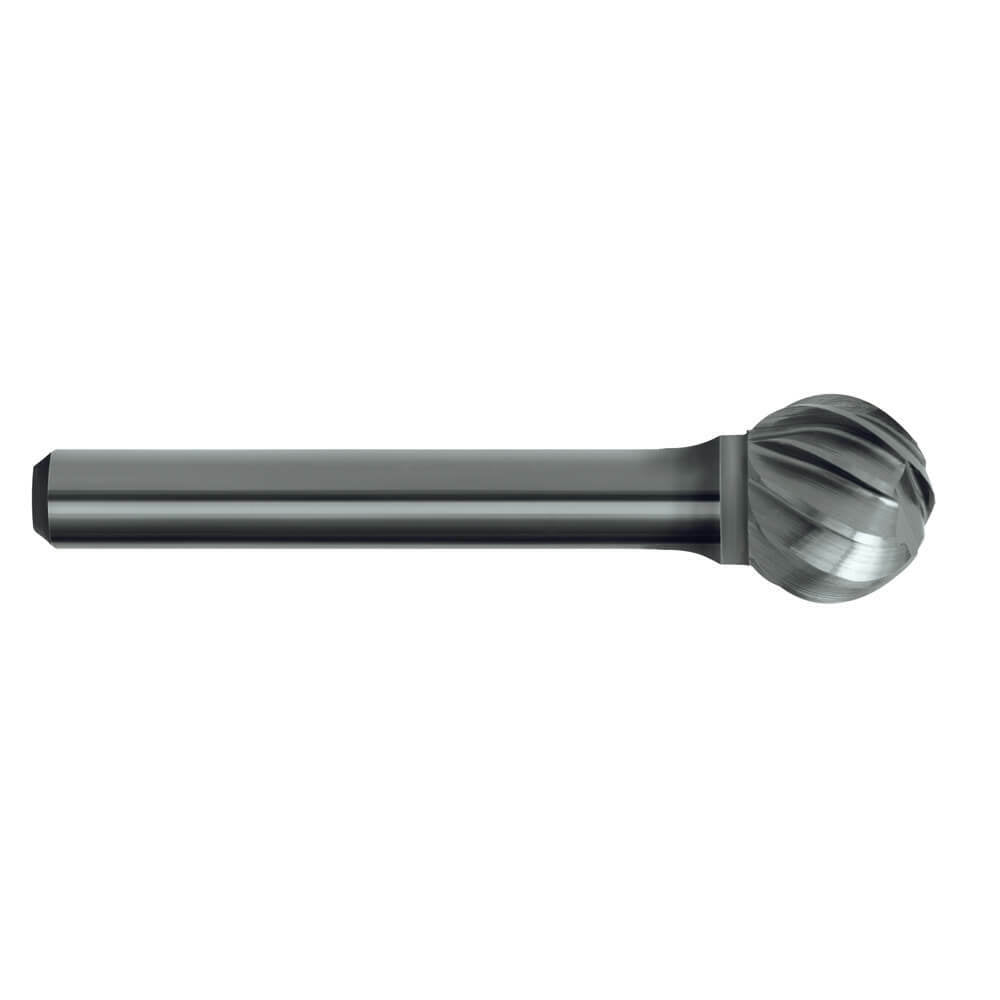 Sutton B317SD3AC 9.6 x 9.5 x 6mm Shank Carbide Burr Ball Shape - AIMS Industrial Supplies