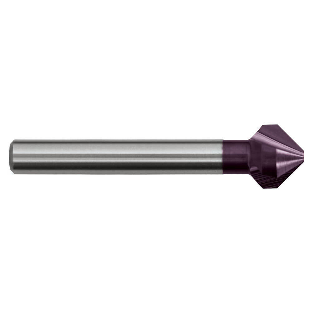 Sutton C1080004 90° Countersink Set 4 piece Three Flute DIN - Cobalt TiAlN - AIMS Industrial Supplies