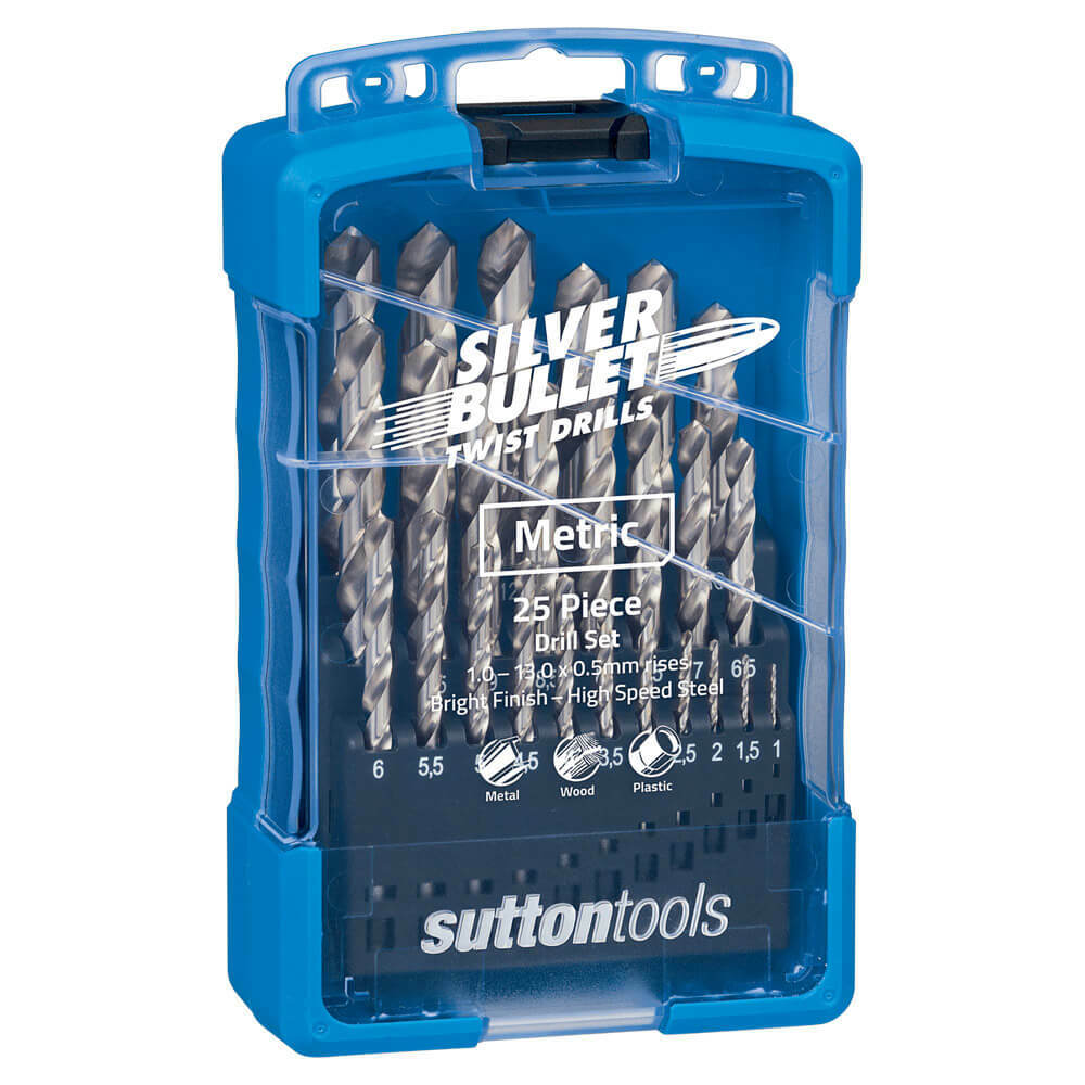 Sutton D101MTLS2 21 piece Silver Bullet Jobber Imperial Drill Set HSS2