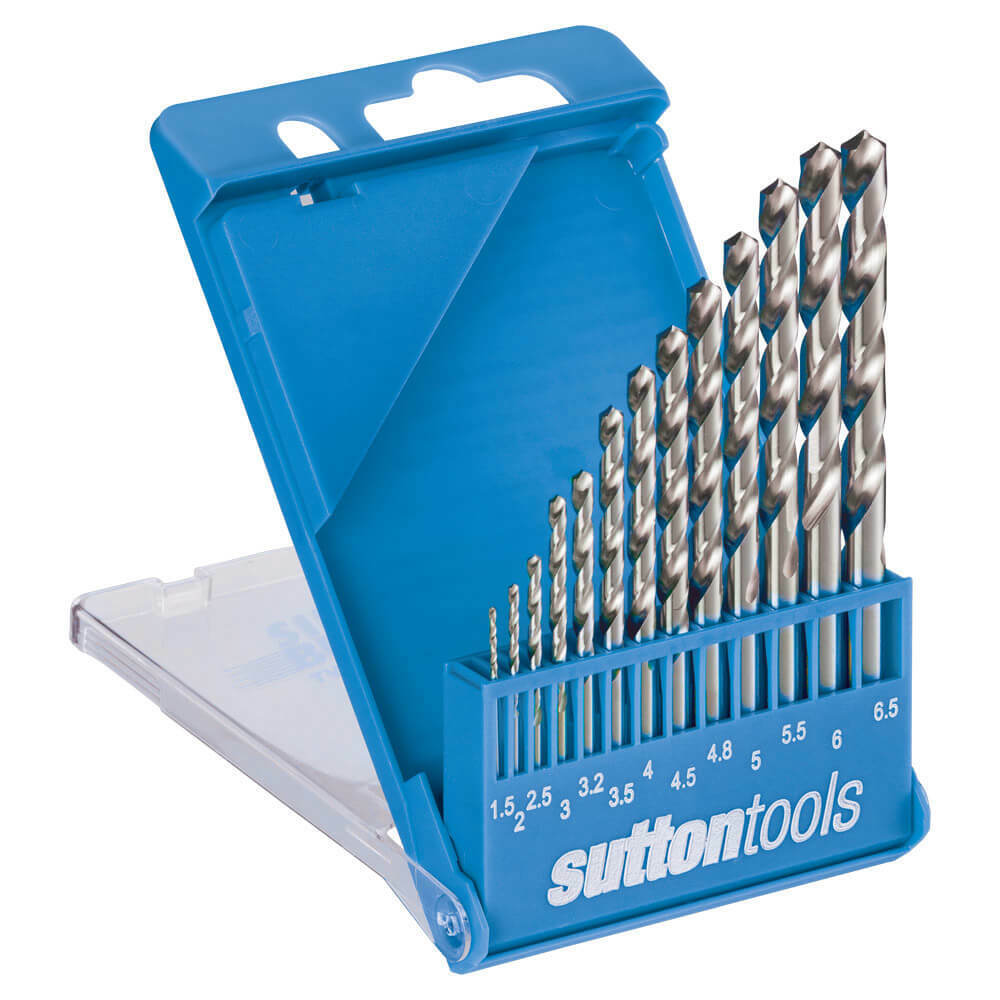 Sutton D101SM1 13 piece Silver Bullet Jobber Metric Drill Set HSS2